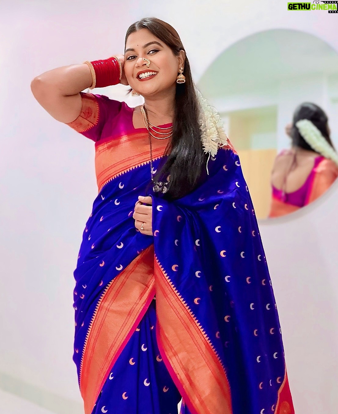 Namrata Sambherao - 3.8K Likes - 💙 माझं साडी प्रेम 🩷

Pc: by myself 

#actress #saree #tradition #love