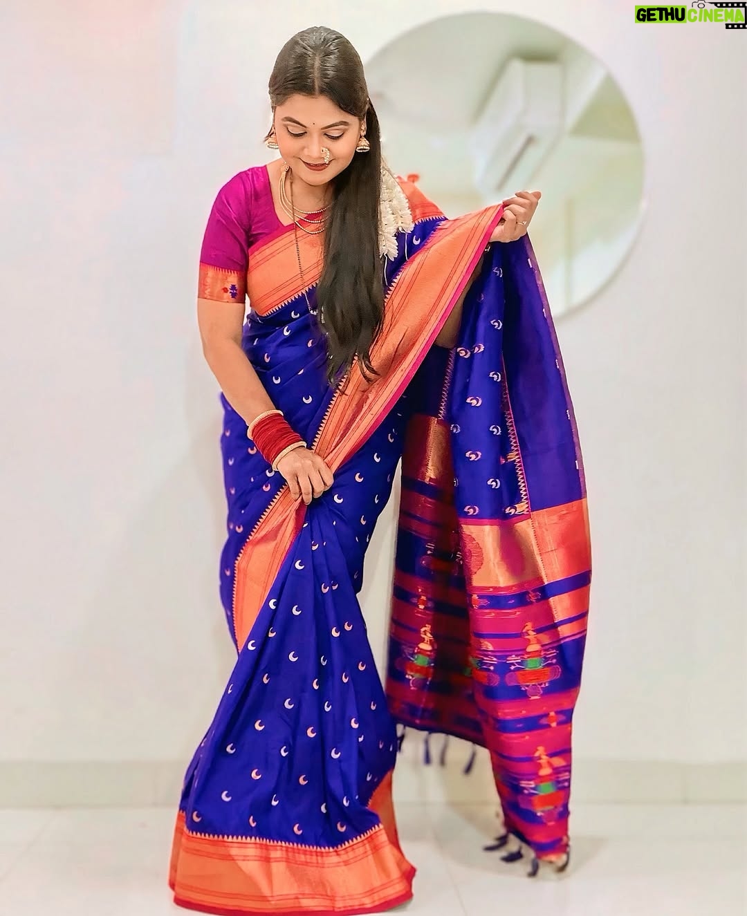 Namrata Sambherao - 3.8K Likes - 💙 माझं साडी प्रेम 🩷

Pc: by myself 

#actress #saree #tradition #love