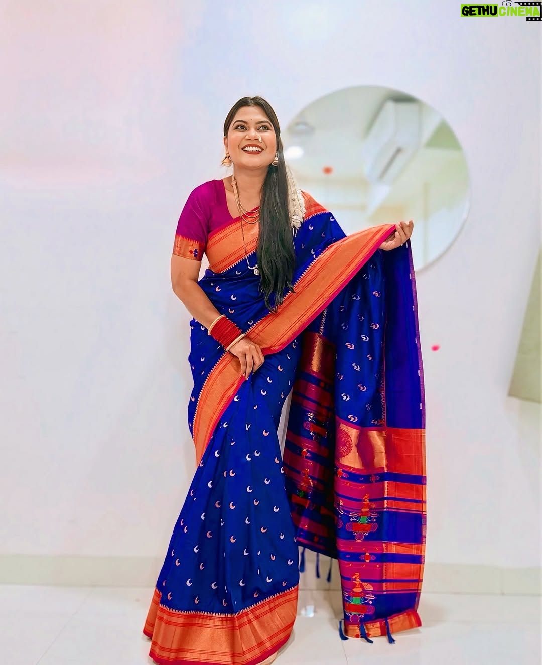 Namrata Sambherao - 3.8K Likes - 💙 माझं साडी प्रेम 🩷

Pc: by myself 

#actress #saree #tradition #love