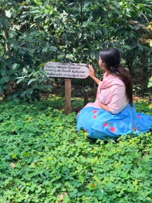 Namratha Gowda Instagram - Mood: Needed some out of town air. 🦋

@evolvebackcoorg 

Dress: @co_indira