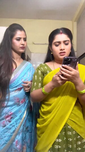 Nanditha Jennifer Instagram - Sister kadaisiya kekuran π€ͺπ€£
.
.
.
#reels #instagram #trending #shooting #funtime