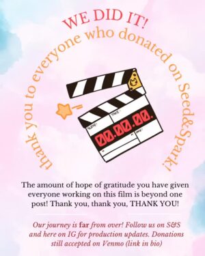 Nicole Stuart Instagram - We’re filled with so much gratitude as we reach a huge milestone together. Thank you for believing in our film—from the bottom of our hearts, we are grateful.

We’ve officially kept the Venmo link open for anyone who wants to donate or follow us on SEED AND SPARK LINK IN BIO FOR ALL.
Your support has given us immense hope. We’ve gained 250  followers and are aiming for 500, then 1000. Every single follow makes a difference.
This project truly takes a village, and your kindness and encouragement mean the world to us. Your generosity, no matter the amount, helps move this dream forward.

Stay tuned for more updates on our journey. We’re just getting started, and we’re so grateful you chose to start with us.

See you at the movies soon! 🎬✨

Hashtags
#Gratitude #IndieFilm #Crowdfunded #SeasonFour #FilmCommunity