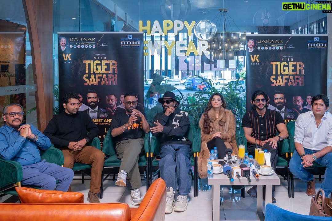 Nimika Ratnakar - 80.5K Likes - Grateful for a beautiful start to 2026 ✨
Glimpses from the Wild Tiger Safari teaser launch press meet. Honoured to share the stage with @remodsouza Sir and @kannan__ravi_krg Sir and work with such incredible talent @dharmesh0011 , @sushi1983 snd @shithil_poojary . Thank you, @vkfilms07  @mouliatoz @vinod.sk23 @kishorekumar_28 for the opportunity 🤍
.
.
.
.
.
#wildtigersafari #remodsouza #dharmeshsir #danceindiadance #nimikaratnakar #nimika #kannada #sandalwood #teaser #bollywood #shithilpoojary #sushantpoojari