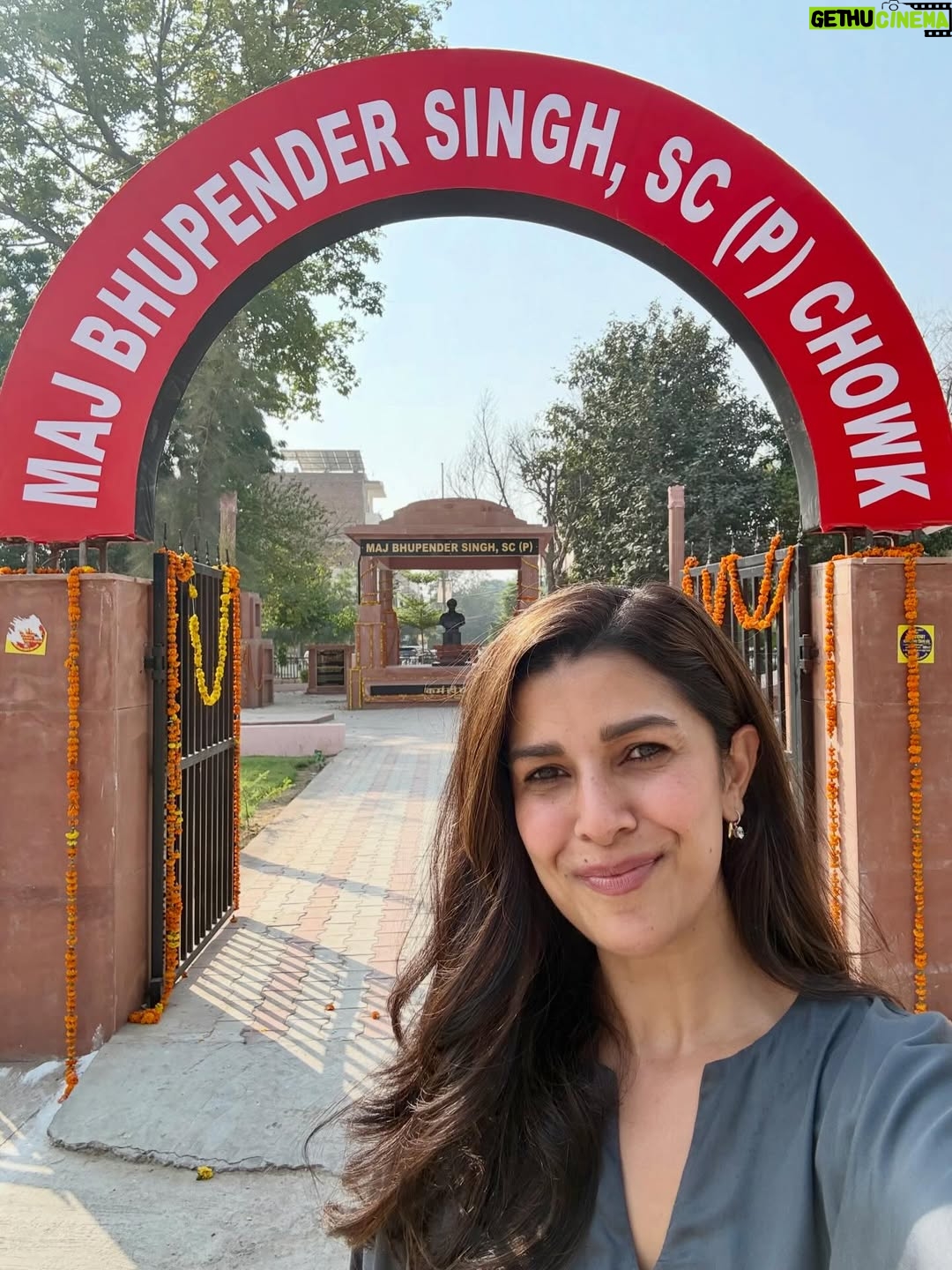 Nimrat Kaur - 49.9K Likes - It’s been 32 years since Papa left us in service of the nation. A self made son of the soil, a peerless husband and father, and beyond everything, a lion-heart soldier who feared nothing, not even death we were told, in his final moments. Forever grateful to the Indian Army and the administration to have immortalised Papa’s name on the soil he was born in Ganganagar and where he breathed his last in Kashmir valley. His sacrifice, courage, values and grit live on in the memories of his brother soldiers and us all…
Remembering Papa more today than every other day and praying for every soldier who’s lost their lives in action…
Honoured to always be known as Major Bhupender’s daughter.