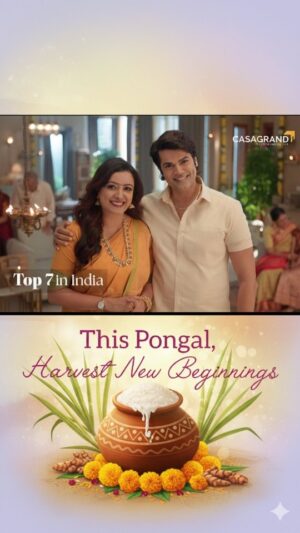 Nisha Krishnan Instagram - This Pongal week, harvest new beginnings ✨
Book your dream home with Casagrand’s The Great Pongal Savings 🌾🏡

#casagrand #casagrandhomes #pongal #savings #no.1inChennai top7inIndia