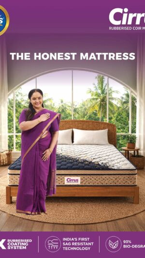 Nisha Sarangh Instagram - From the hands of the farmer to your bedroom.

Cirrus is crafted from natural coconut coir and rubber, sourced from Indian farmers — breathable, durable, and designed to support your spine the way nature intended.

With a 4X rubberized coir core and India’s first sag-resistant technology, Cirrus stays firm, supportive, and dependable — night after night.

A healthier sleep. A cleaner planet. 🌍

Shop now at https://cirrusmattress.com/

#CirrusMattress #CoirMattress #TheHonestMattress #PatentedbyPeps #SustainableLiving #HealthySleep #EcoFriendly #SleepBetter #MadeInIndia #FarmerMade