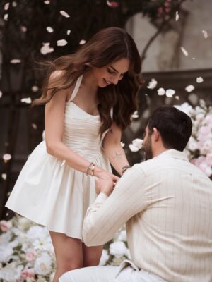 Nitibha Kaul Instagram - On this beautiful day, the love of my life asked me to be his forever 💍 After years of late night calls, airport goodbyes, endless tears, and loving each other across continents and time zones, this moment made every second worth it.

He did so well 🥺 A proposal straight out of my fairytale dreams- the surprise, the castle, the ring, and most of all, the man who makes me feel like the luckiest girl alive, every single day. I can’t wait for our next chapter…. our forever, together.

Still soaking in the magic of this day, still letting it sink in that I am a “fiancé” now. Can’t wait to share all the details & how he pulled this off, but for now, I’m just letting this moment sink in ♥️
