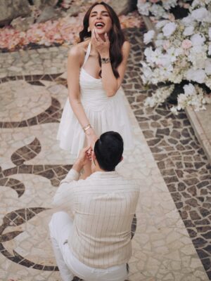 Nitibha Kaul Instagram - On this beautiful day, the love of my life asked me to be his forever 💍 After years of late night calls, airport goodbyes, endless tears, and loving each other across continents and time zones, this moment made every second worth it.

He did so well 🥺 A proposal straight out of my fairytale dreams- the surprise, the castle, the ring, and most of all, the man who makes me feel like the luckiest girl alive, every single day. I can’t wait for our next chapter…. our forever, together.

Still soaking in the magic of this day, still letting it sink in that I am a “fiancé” now. Can’t wait to share all the details & how he pulled this off, but for now, I’m just letting this moment sink in ♥️