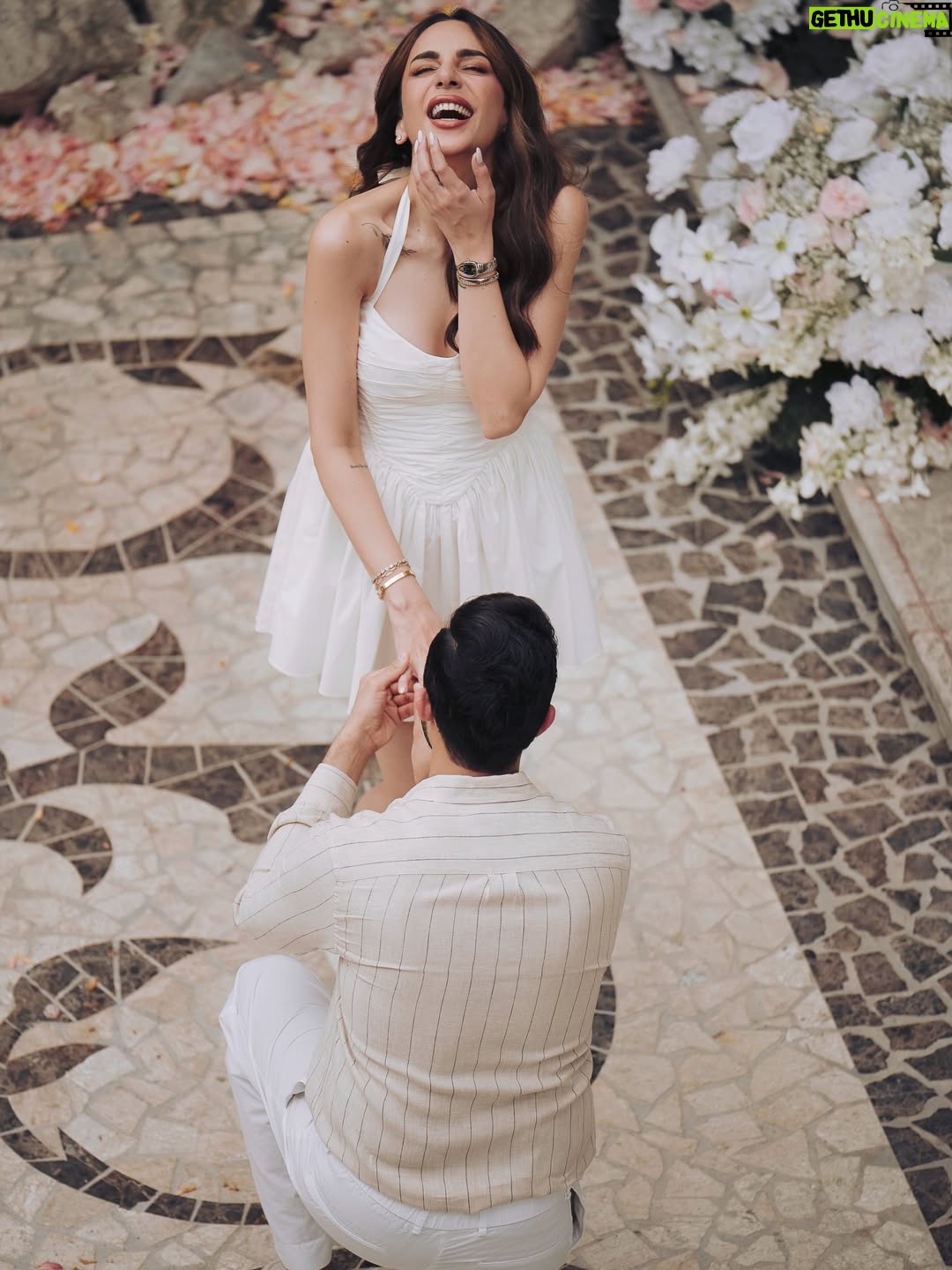 Nitibha Kaul - 153.5K Likes - On this beautiful day, the love of my life asked me to be his forever 💍 After years of late night calls, airport goodbyes, endless tears, and loving each other across continents and time zones, this moment made every second worth it.

He did so well 🥺 A proposal straight out of my fairytale dreams- the surprise, the castle, the ring, and most of all, the man who makes me feel like the luckiest girl alive, every single day. I can’t wait for our next chapter…. our forever, together.

Still soaking in the magic of this day, still letting it sink in that I am a “fiancé” now. Can’t wait to share all the details & how he pulled this off, but for now, I’m just letting this moment sink in ♥️