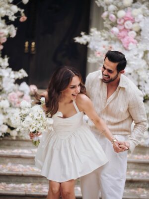 Nitibha Kaul Instagram - On this beautiful day, the love of my life asked me to be his forever 💍 After years of late night calls, airport goodbyes, endless tears, and loving each other across continents and time zones, this moment made every second worth it.

He did so well 🥺 A proposal straight out of my fairytale dreams- the surprise, the castle, the ring, and most of all, the man who makes me feel like the luckiest girl alive, every single day. I can’t wait for our next chapter…. our forever, together.

Still soaking in the magic of this day, still letting it sink in that I am a “fiancé” now. Can’t wait to share all the details & how he pulled this off, but for now, I’m just letting this moment sink in ♥️