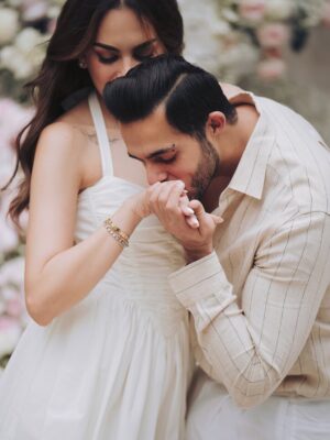 Nitibha Kaul Instagram - On this beautiful day, the love of my life asked me to be his forever 💍 After years of late night calls, airport goodbyes, endless tears, and loving each other across continents and time zones, this moment made every second worth it.

He did so well 🥺 A proposal straight out of my fairytale dreams- the surprise, the castle, the ring, and most of all, the man who makes me feel like the luckiest girl alive, every single day. I can’t wait for our next chapter…. our forever, together.

Still soaking in the magic of this day, still letting it sink in that I am a “fiancé” now. Can’t wait to share all the details & how he pulled this off, but for now, I’m just letting this moment sink in ♥️