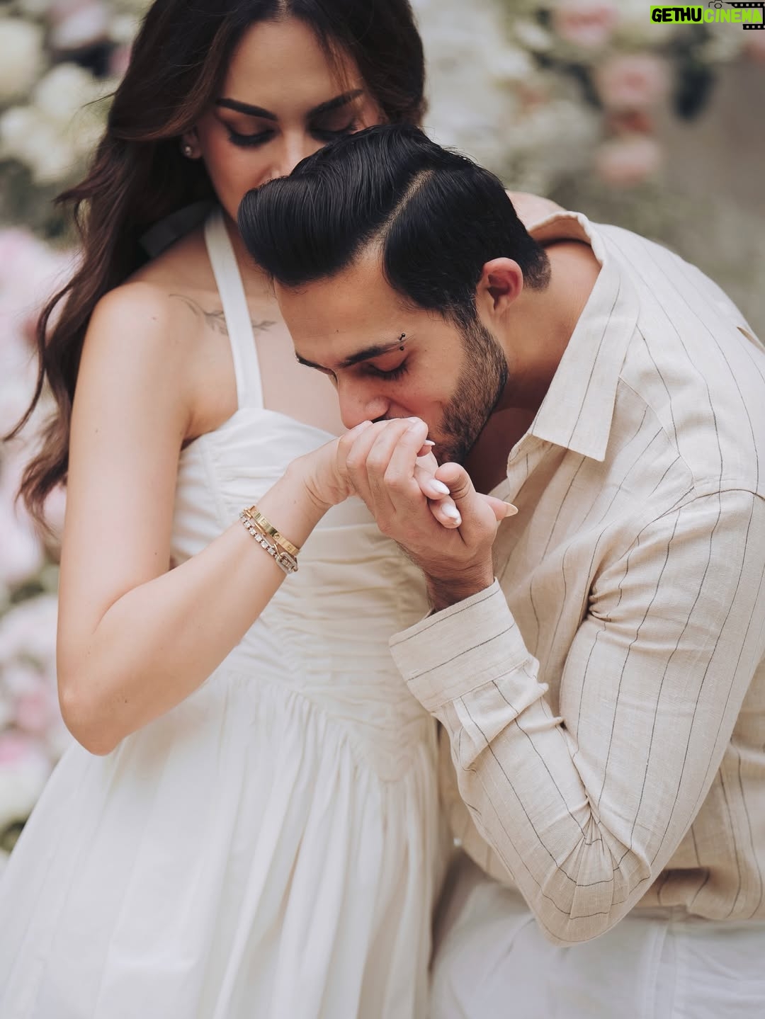 Nitibha Kaul - 153.5K Likes - On this beautiful day, the love of my life asked me to be his forever 💍 After years of late night calls, airport goodbyes, endless tears, and loving each other across continents and time zones, this moment made every second worth it.

He did so well 🥺 A proposal straight out of my fairytale dreams- the surprise, the castle, the ring, and most of all, the man who makes me feel like the luckiest girl alive, every single day. I can’t wait for our next chapter…. our forever, together.

Still soaking in the magic of this day, still letting it sink in that I am a “fiancé” now. Can’t wait to share all the details & how he pulled this off, but for now, I’m just letting this moment sink in ♥️