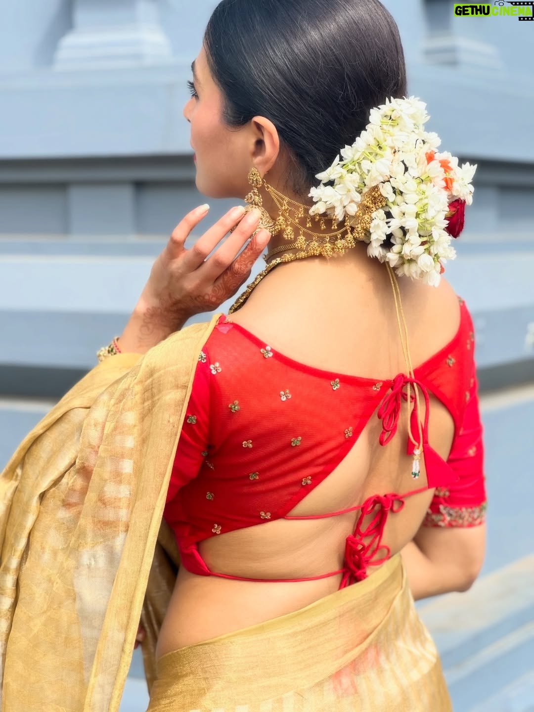 Parvathy Omanakuttan - 4K Likes - 6 yards of pure heritage , craftsmanship, tradition that symbolises femininity, grace and the embodiment of Shakti … A Saree always ensures to make every woman beautiful and I surely am feeling it 🥰