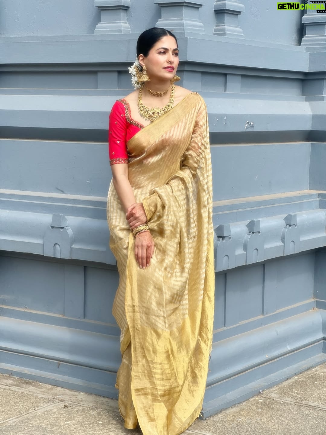 Parvathy Omanakuttan - 4K Likes - 6 yards of pure heritage , craftsmanship, tradition that symbolises femininity, grace and the embodiment of Shakti … A Saree always ensures to make every woman beautiful and I surely am feeling it 🥰
