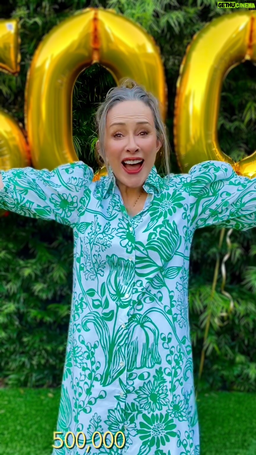 Patricia Heaton - 27.2K Likes - Half a million hearts 🫶 Feeling so grateful and having the best time with all of you! 🤍 #connection #socialmedia #sharingideas