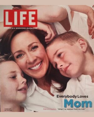 Patricia Heaton Instagram - I grew up with Life magazine and never imagined I’d one day be on the cover. Getting to share that moment with my boys made it truly priceless. 🤍 

📸 @karina_taira 

#LifeMagazine #flashbackfriday #WithMyBoys #GratefulHeart #Priceless
