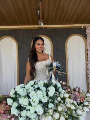 Patricia Javier Instagram - Behind the scenes of the movie “Ora’s De Peridgo “ Directed by @direkneal actors @jaymanalo , BembolRocco and Patricia Javier HMUP @mjildefonso wedding gown designer @bonaobracouture location @bluehotelporac