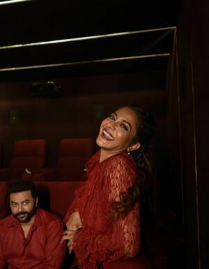 Poornima Indrajith Instagram - Thank you for the endless love and warm wishes. Forever grateful. #23yearswithmybestfriend 
🧿🧿🧿
Wearing custom bespoke Pranaah, made with love.

Pic:  @yaami____