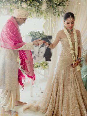 Priya Banerjee Instagram - Grateful, loved, married 🤍

Thank you 2025, you’ll always be most special ♾️