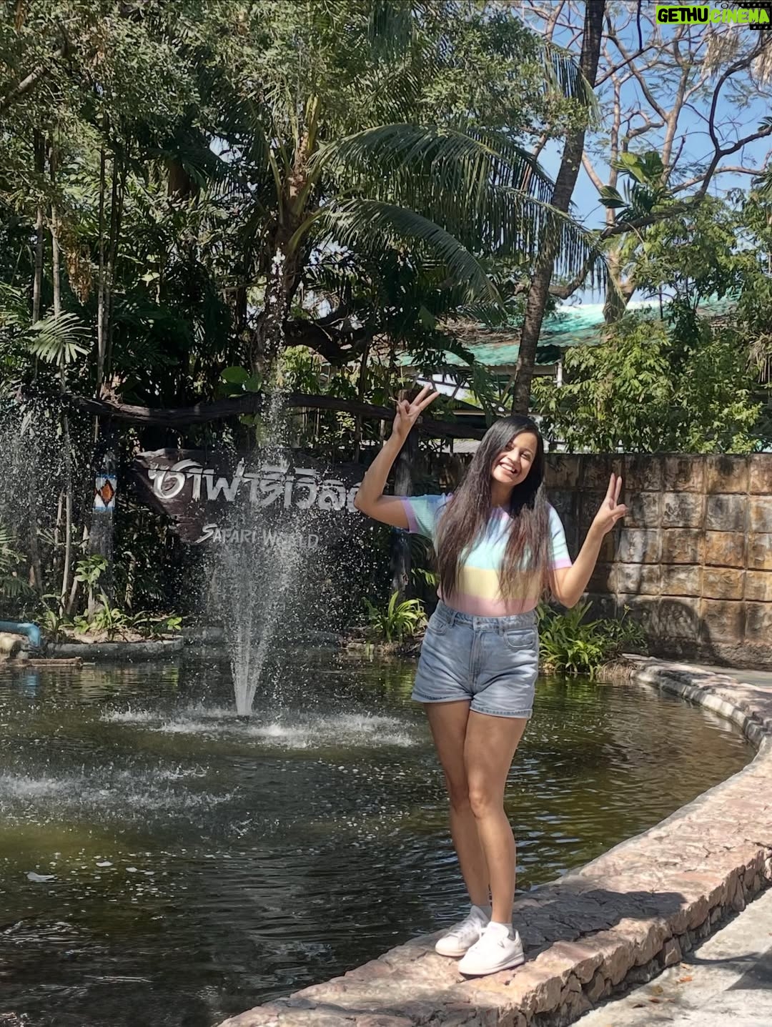 Priya Choudhury - 19.5K Likes - Some places give you photos, others give you feelings. Safari World Bangkok gave us both. A day filled with curiosity, smiles, and moments that felt alive. Grateful for experiences that turn into beautiful memories 🌿🐾🦒🦓🦁🐅
