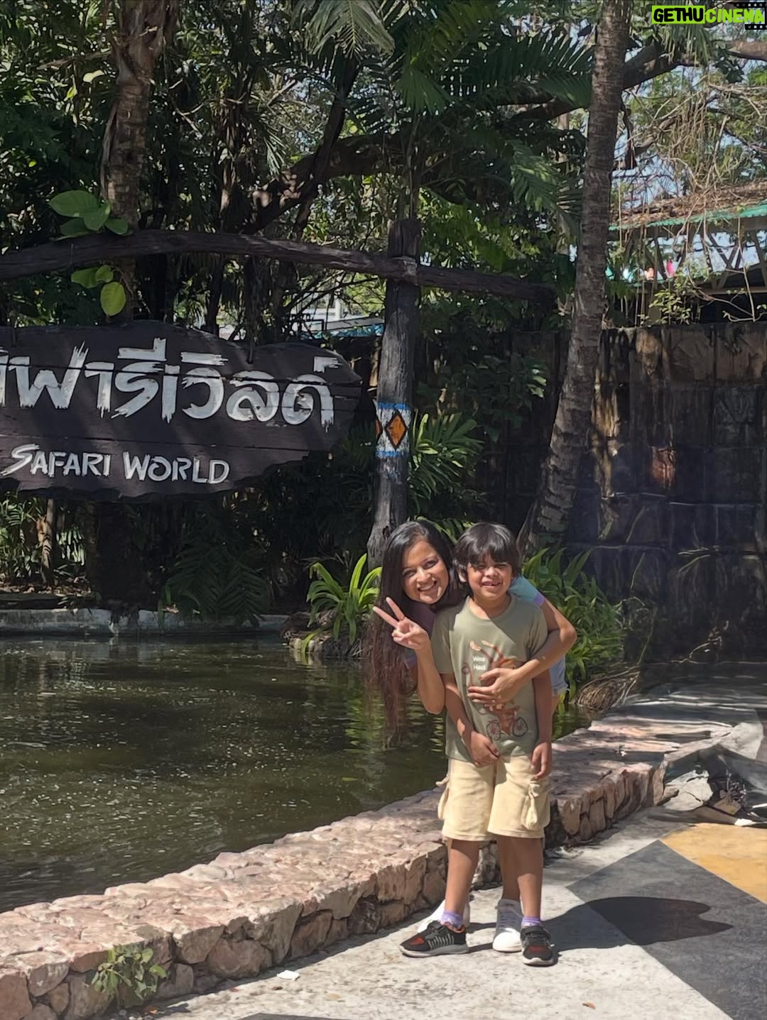 Priya Choudhury - 19.5K Likes - Some places give you photos, others give you feelings. Safari World Bangkok gave us both. A day filled with curiosity, smiles, and moments that felt alive. Grateful for experiences that turn into beautiful memories 🌿🐾🦒🦓🦁🐅