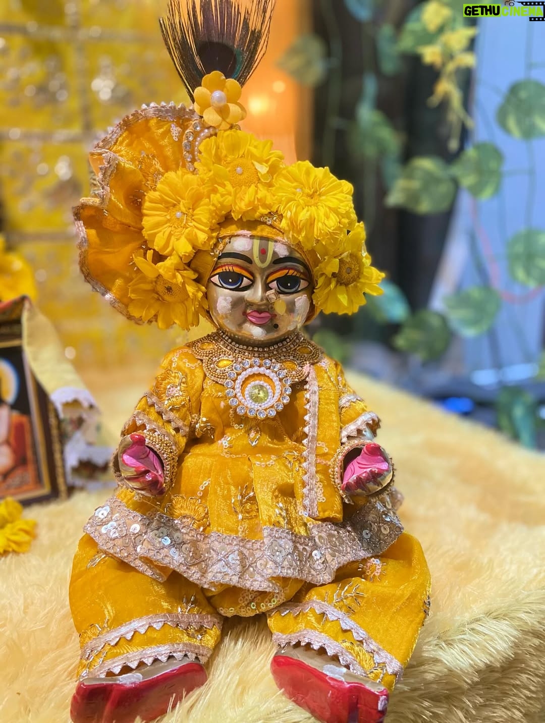 Priyanka Pandit - 43.7K Likes - Basant panchami ki subhkamnaye 🤗 #radhe #vrindavan #laddugopal #krishna