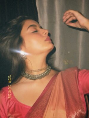 Priyanshi Yadav Instagram - A gaze that writes its own verse.🕊️🌙