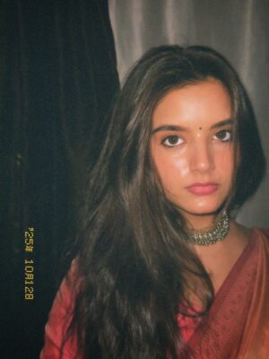 Priyanshi Yadav Instagram - A gaze that writes its own verse.🕊️🌙