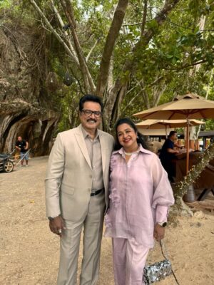 Raadhika Sarathkumar Instagram - Respect is one of the greatest expressions of love. To someone who I always bug🥰🥰🥰🥰🥰🥰Happy Anniversary 🥰❤️❤️❤️ @r_sarath_kumar