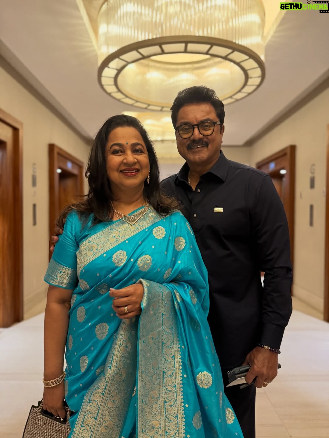 Raadhika Sarathkumar - 81.9K Likes - Respect is one of the greatest expressions of love. To someone who I always bug🥰🥰🥰🥰🥰🥰Happy Anniversary 🥰❤️❤️❤️ @r_sarath_kumar