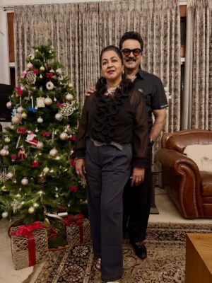 Raadhika Sarathkumar Instagram - Respect is one of the greatest expressions of love. To someone who I always bug🥰🥰🥰🥰🥰🥰Happy Anniversary 🥰❤️❤️❤️ @r_sarath_kumar