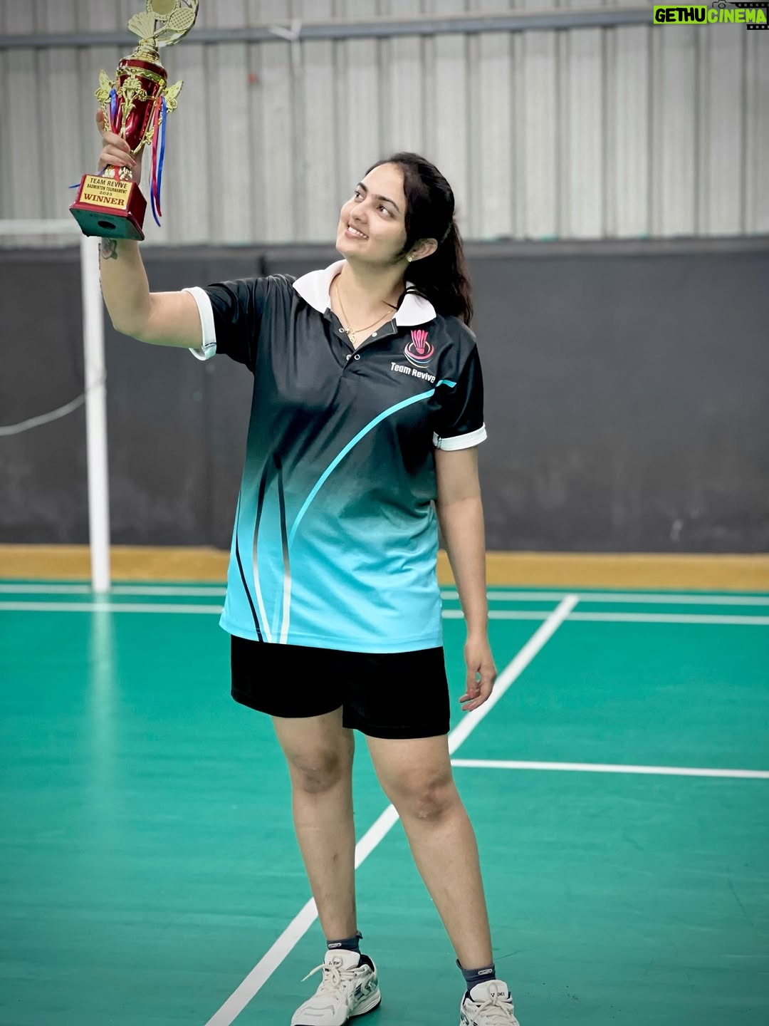 Radhika Preeti - 55.3K Likes - Feeling back at school playing tournaments with my JERSEY ON!!!!! 🏸❤️

#radhikapreethi #radhi #rp #badminton #insta #instafit #instasport