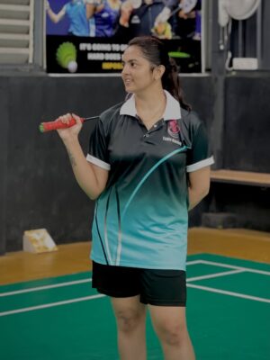 Radhika Preeti Instagram - Feeling back at school playing tournaments with my JERSEY ON!!!!! 🏸❤️

#radhikapreethi #radhi #rp #badminton #insta #instafit #instasport