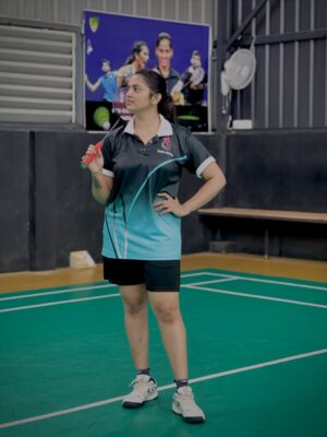 Radhika Preeti Instagram - Feeling back at school playing tournaments with my JERSEY ON!!!!! 🏸❤️

#radhikapreethi #radhi #rp #badminton #insta #instafit #instasport