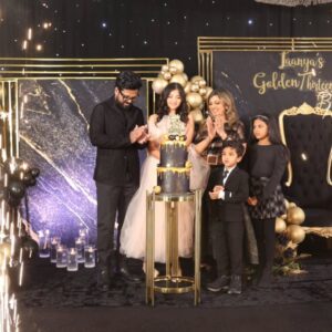 Rambha Instagram - Happy Birthday to our lovely Angel Laanya :)#birthday #daughter #celebration #happybirthday#love#family
