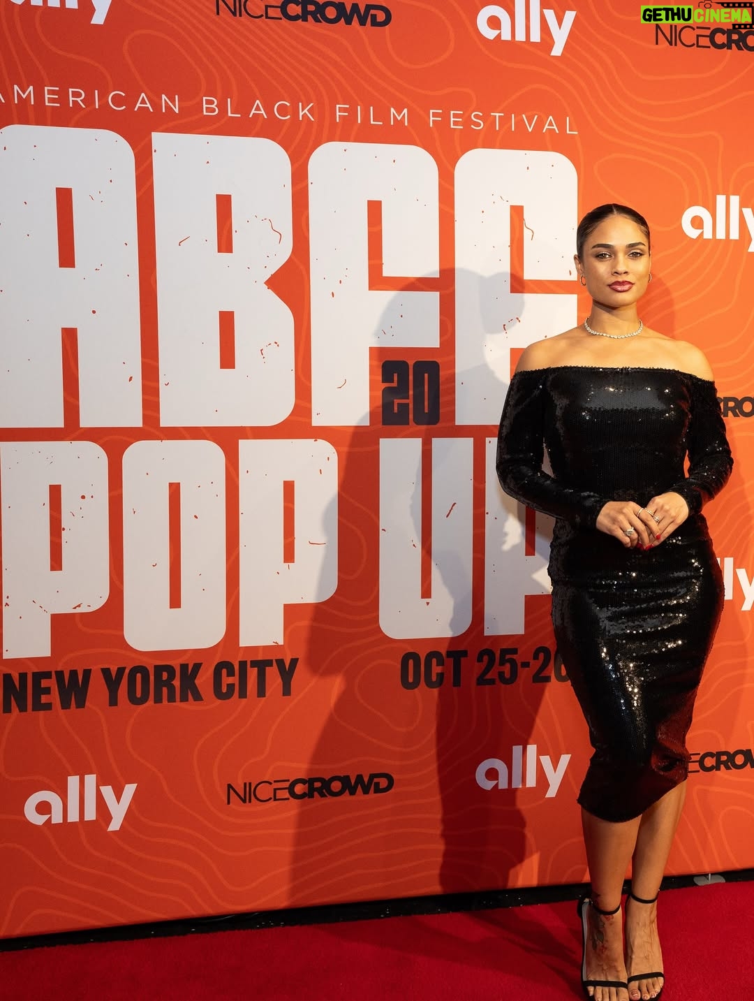 Ravyn Rochelle - 9K Likes - Getting to interview such incredible directors & writers for a pop up of the longest running black film festival in the world still has me in awe!!!! Thank you ABFF for trusting and allowing me the pleasure of representing us & our culture 🖤 I was sooo nervous but hey! At least i looked good 😜 (styled by @velvetandrews_ 🤏🏼🤏🏼) I can’t wait for the BIG ONE this MAY 2026 for the 30th anniversary!! It’s gonna be incredible to say the least ✨ my fellow artist you really don’t wanna miss it!! So Get your tickets and start submitting those projects!! ❤️