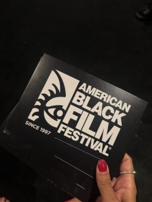 Ravyn Rochelle Instagram - Getting to interview such incredible directors & writers for a pop up of the longest running black film festival in the world still has me in awe!!!! Thank you ABFF for trusting and allowing me the pleasure of representing us & our culture ๐ค I was sooo nervous but hey! At least i looked good ๐ (styled by @velvetandrews_ ๐ค๐ผ๐ค๐ผ) I canโt wait for the BIG ONE this MAY 2026 for the 30th anniversary!! Itโs gonna be incredible to say the least โจ my fellow artist you really donโt wanna miss it!! So Get your tickets and start submitting those projects!! โค๏ธ