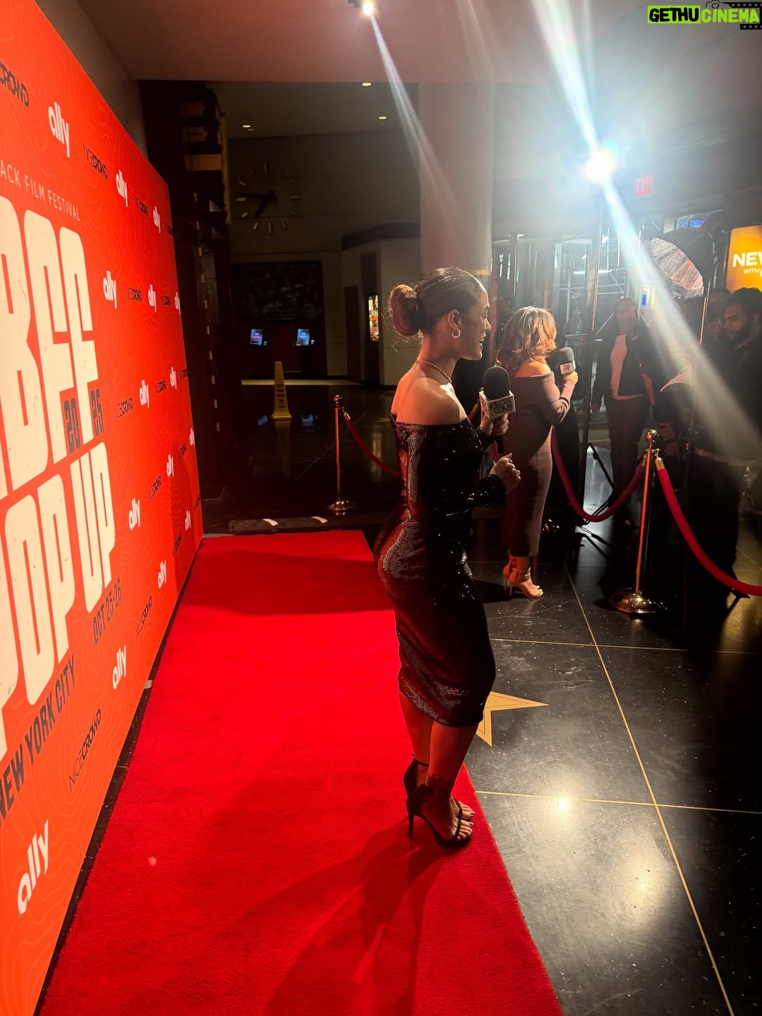 Ravyn Rochelle - 9K Likes - Getting to interview such incredible directors & writers for a pop up of the longest running black film festival in the world still has me in awe!!!! Thank you ABFF for trusting and allowing me the pleasure of representing us & our culture 🖤 I was sooo nervous but hey! At least i looked good 😜 (styled by @velvetandrews_ 🤏🏼🤏🏼) I can’t wait for the BIG ONE this MAY 2026 for the 30th anniversary!! It’s gonna be incredible to say the least ✨ my fellow artist you really don’t wanna miss it!! So Get your tickets and start submitting those projects!! ❤️