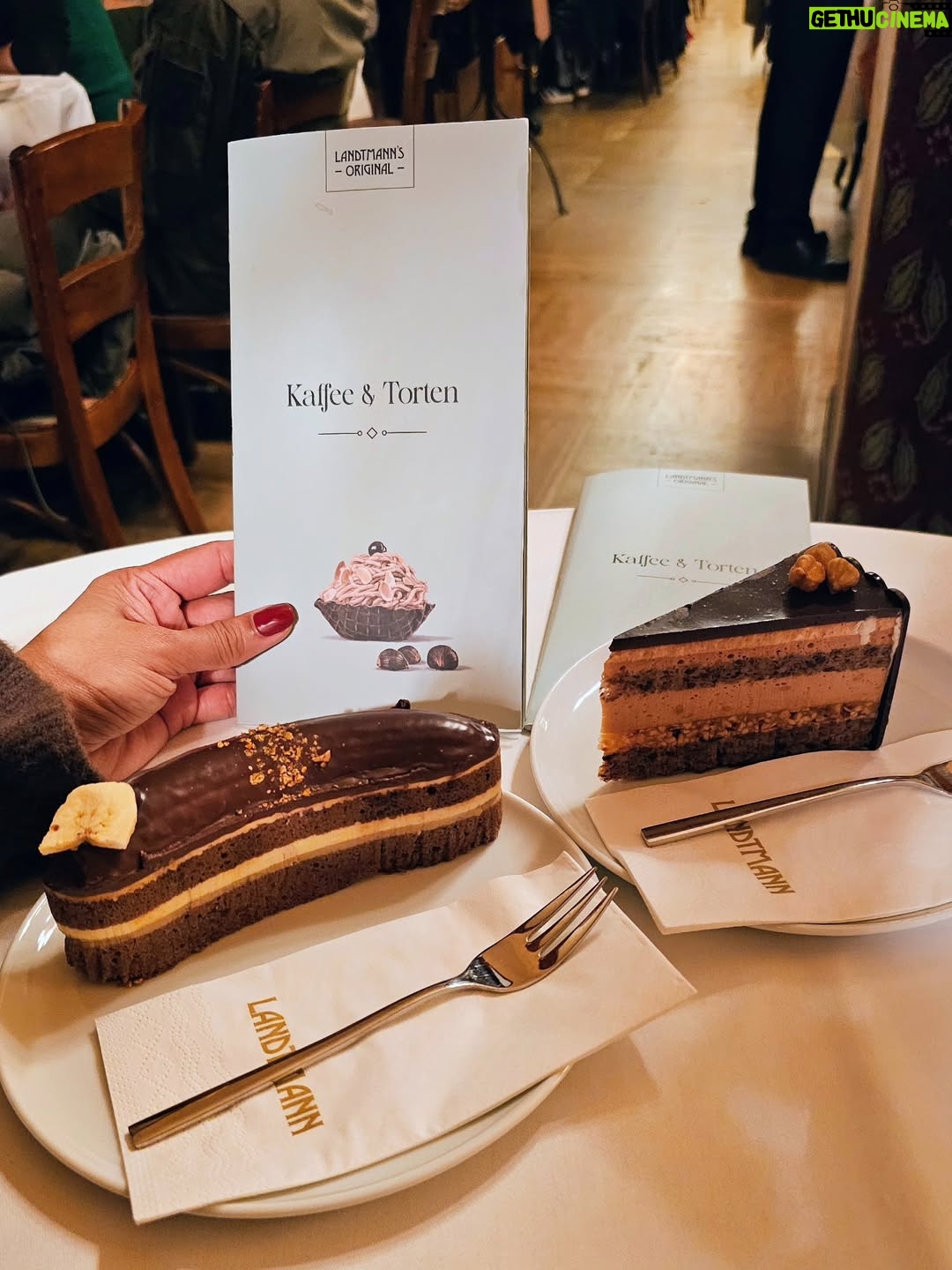 Reenu Mathews - 8.1K Likes - An evening in Vienna ❤️
Got to visit the famous @cafelandtmann , which dates all the way back to 1873. It's considered Vienna's most elegant cafe. Enjoyed every bit 🫶