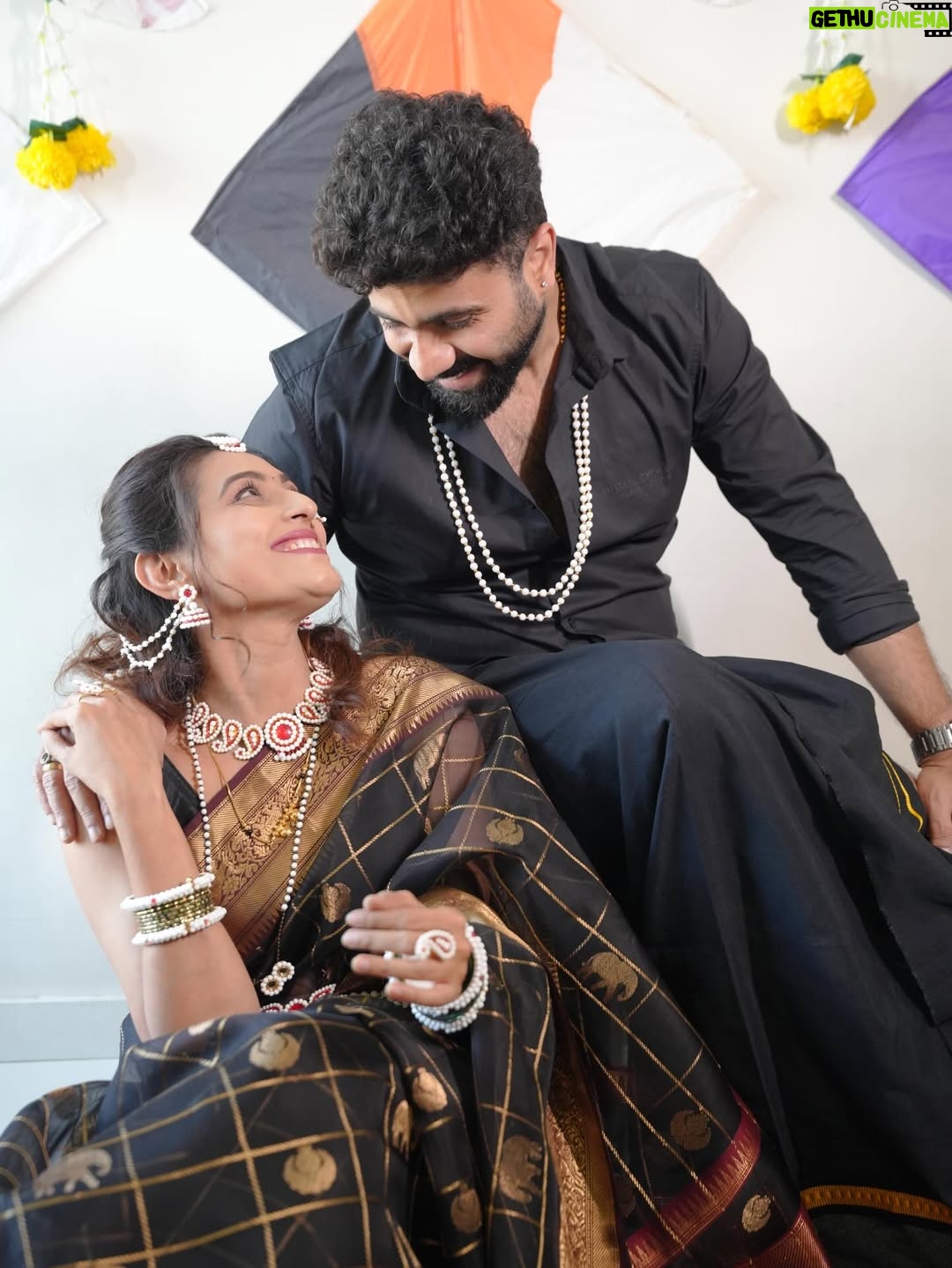 Reshma Shinde - 94K Likes - आमची पहिली मकरसंक्रांत @01brainiac 🧿❤️