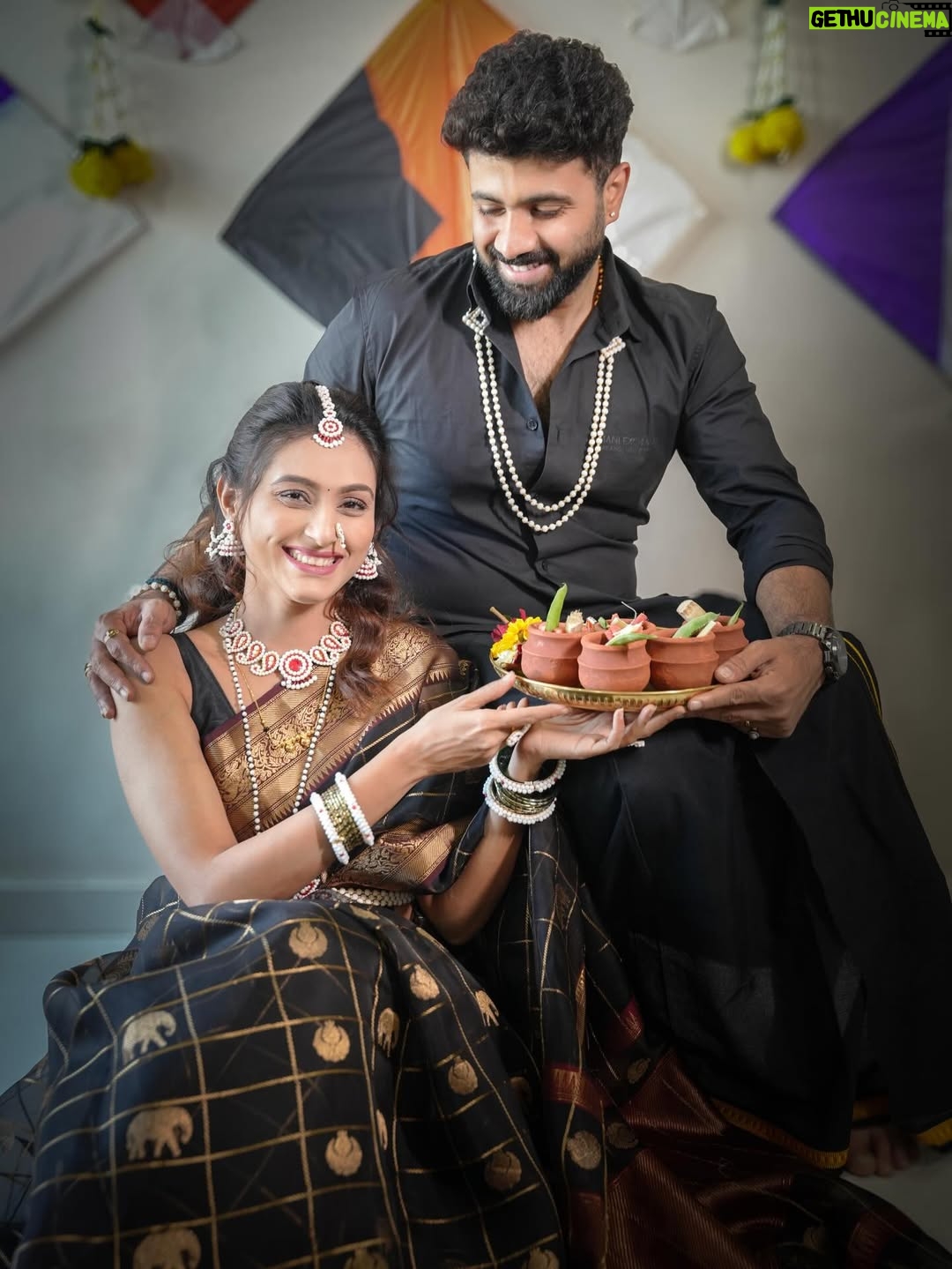 Reshma Shinde - 94K Likes - आमची पहिली मकरसंक्रांत @01brainiac 🧿❤️