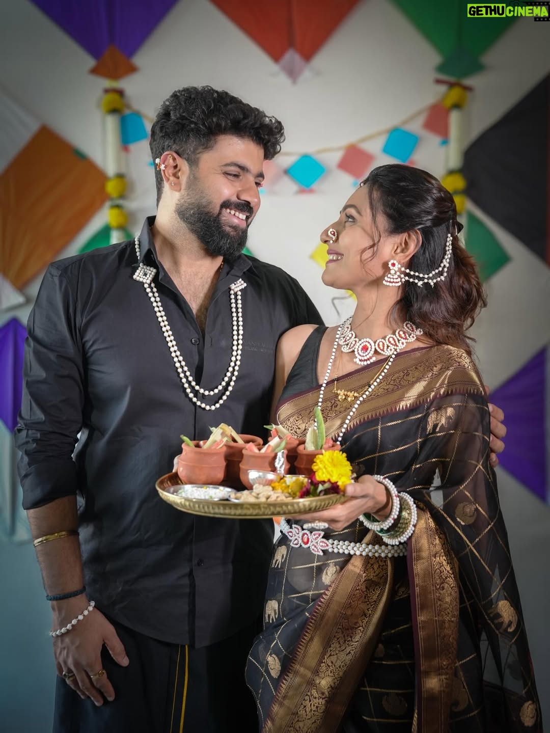 Reshma Shinde - 94K Likes - आमची पहिली मकरसंक्रांत @01brainiac 🧿❤️