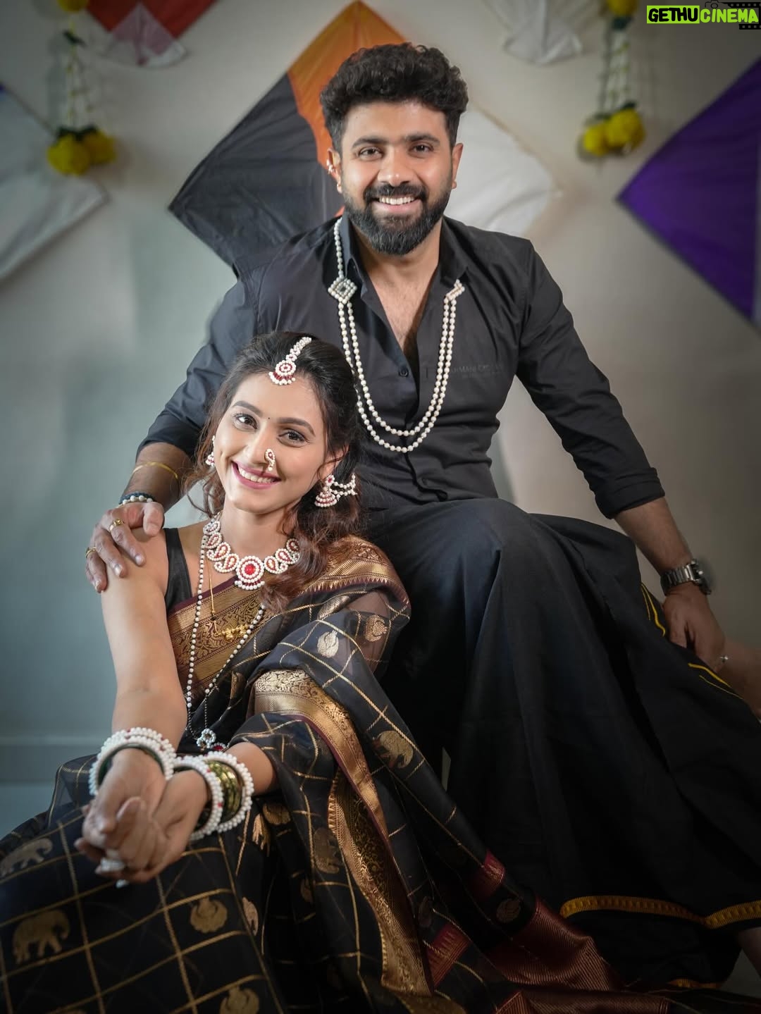 Reshma Shinde - 94K Likes - आमची पहिली मकरसंक्रांत @01brainiac 🧿❤️