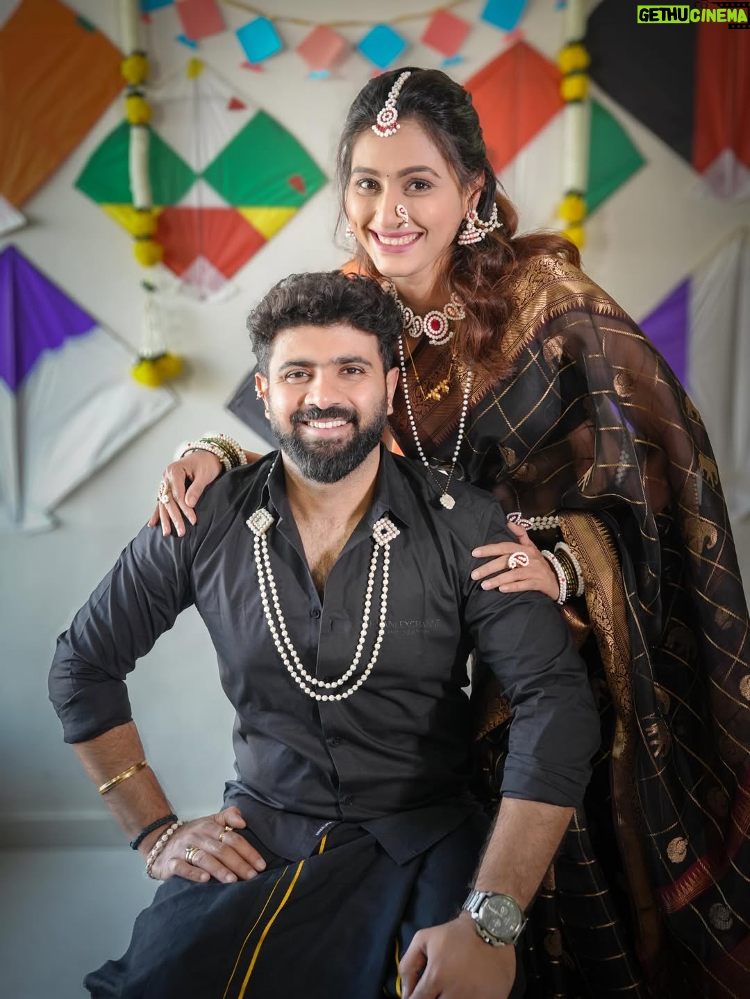 Reshma Shinde - 94K Likes - आमची पहिली मकरसंक्रांत @01brainiac 🧿❤️