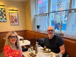 Roisin Conaty Instagram - A ‘Man Down’ Christmas meet up. Mike brought his dog Pamela who finally kissed me after 5 hours of being solidly wooed with roast chicken.