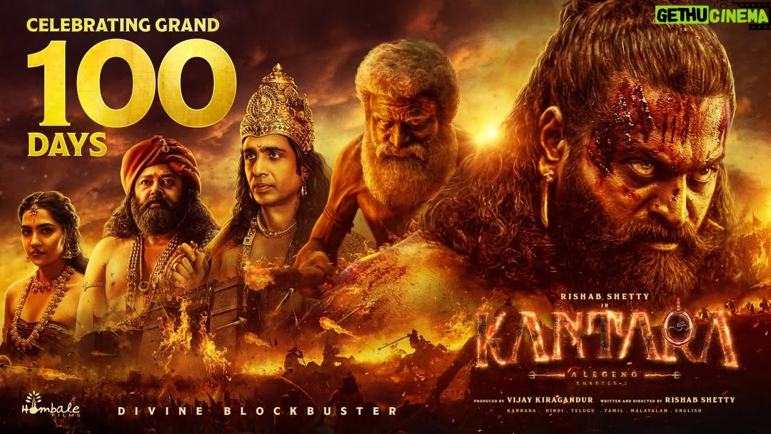 Rukmini Vasanth - 441.9K Likes - 100 glorious days of #KantaraChapter1 ❤️‍🔥
A divine cinematic journey rooted in our sacred traditions and timeless culture.

Thank you to audiences worldwide for the endless love and support.
This journey is special because of you. 🙏

#100DaysOfKantaraChapter1 ▶️ https://www.youtube.com/playlist?list=PLyn3ph7Iw4XBSPgzoBVbkKqiqF998IoZ9

#Kantara @hombalefilms @kantarafilm @rishabshettyofficial @vkiragandur @chaluvegowda @rukmini_vasanth @actorjayaram_official @gulshandevaiah78 @arvindskash @b_ajaneesh @benglann @pragathirishabshetty @rajakrishnan_mr @sureshmallaiahofficial @hombalegroup
