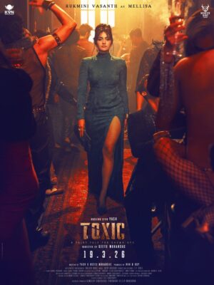 Rukmini Vasanth Instagram - Introducing Rukmini Vasanth as MELLISA  in - A Toxic Fairy Tale For Grown-Ups 

#TOXIC  #TOXICTheMovie

@nayanthara @iamhumaq @kiaraaliaadvani  @tarasutaria  @ravibasrur @editorujwalk @crowsnestproject @mohanbkeremohan @jjlocoperry @anbariv_action_director
@jaikastunts @amritsingh099 @kvn.productions #MonsterMindCreations  @Toxic_themovie

[ Rajeev Ravi, Sandeep G Sharma, Sandeep Sadashiva, Prashant Dileep Hardikar, Kunal Sharma ]