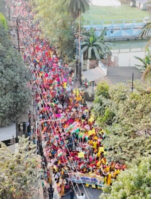 Saayoni Ghosh Instagram - Thank you #HowrahRural for your overwhelming support and participation. Together We Can! #HowrahRuralTMYC #Uluberia🙏