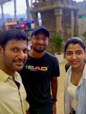 Sai Dhanshika Instagram - Bumped into  our very own tennis champion @ramkumar_ramanathan alongside my fiancé 
@saidhanshika at chennai airport 

Ramkumar has reached a career-high of World No. 111 in singles and World No. 58 in doubles, representing India at the Davis Cup and lifting multiple ATP Challenger titles. 

Such an inspiring and grounded athlete, always a pleasure meeting someone who makes our country proud on the international stage.

Wishing him continued success, more matches won, more records broken, and many glorious moments ahead!

#TennisStar #Champion #IndianDavisCupTeam #ATPTour #SportsmanSpirit #InspiringMeet #IndianAthlete #ProudMoment #PositiveVibes
