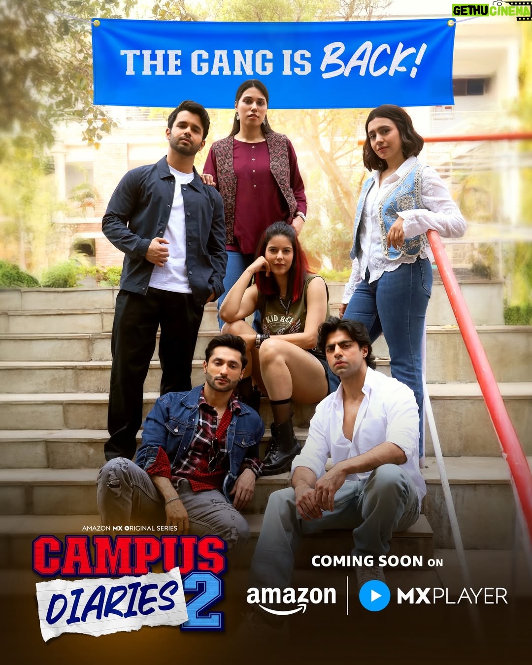 Saloni Khanna - 260.8K Likes - Season 2, Filming now.
The gang is back, GENWIN 😎

Campus Diaries Season 2 filming now! Streaming soon only on @mxplayer for FREE 🔥

@harshbeniwal @salonayyy @ritviksahore @srishtigangulirindani @salk.04 @abhinavsharma5 @yellow_montage @prem_mere_bhai @yadavkiebaaraat

[ Amazon MX Player, Campus Diaries, Campus Diaries S2, New Season, Filming Now ]